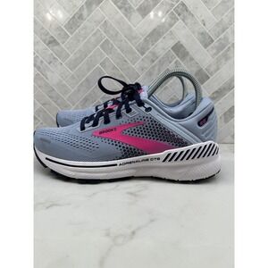 Brooks Adrenaline GTS 22 Running Shoes Womens 7.5B 7.5 B Pink Purple Sneakers